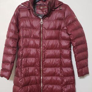 MICHAEL KORS WINE PUFFER JACKET- Women's size Large